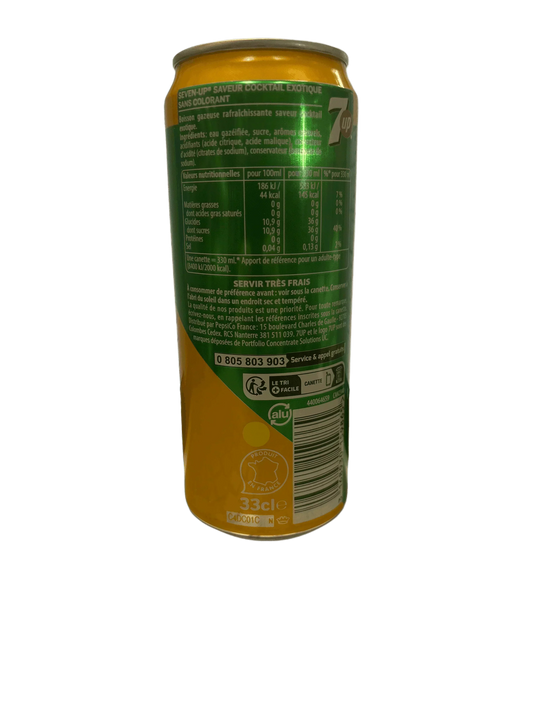 7UP Saveur Exotique 330ML - French Edition
