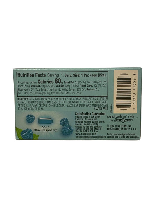 Mike And Ike Sour Blue Raspberry 0.70OZ
