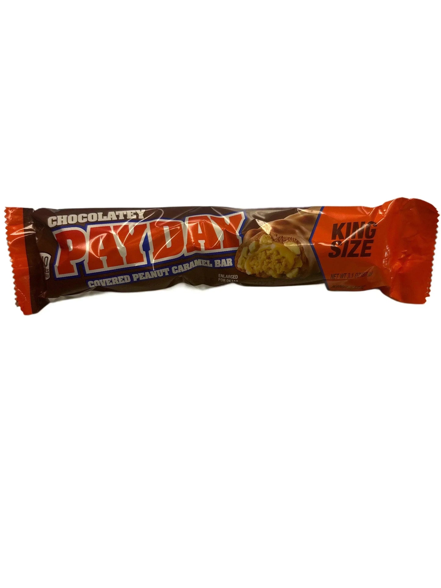 Payday Chocolatey Covered Peanut Caramel Bar King Size 3.1OZ