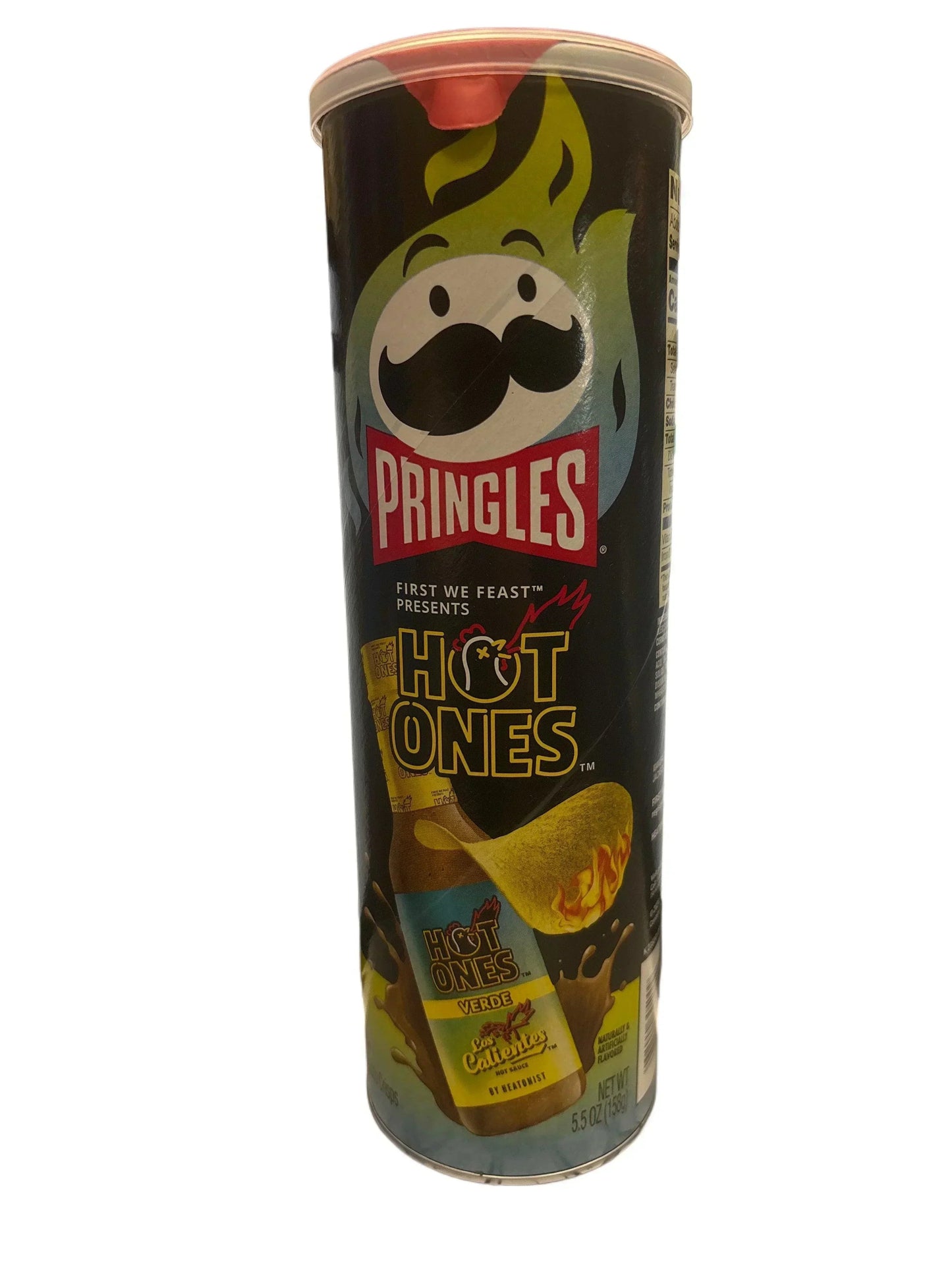 Pringles Hot Ones Verde Chips 5.5OZ - U.S Edition