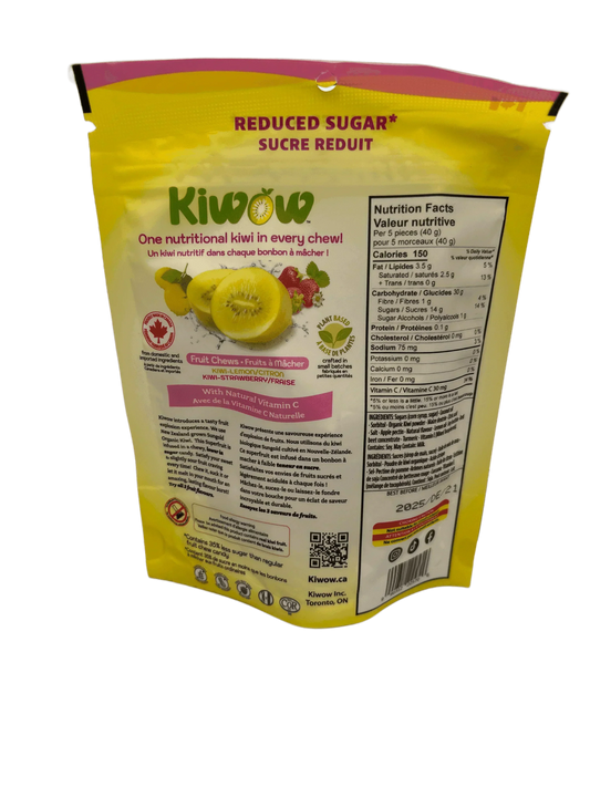 KIWOW Mixed Fruit Candy Bag 100G - Canadian Edition