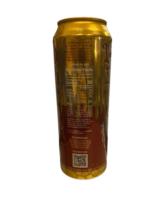 Liquid Death Rest In Peach Drink 568ML