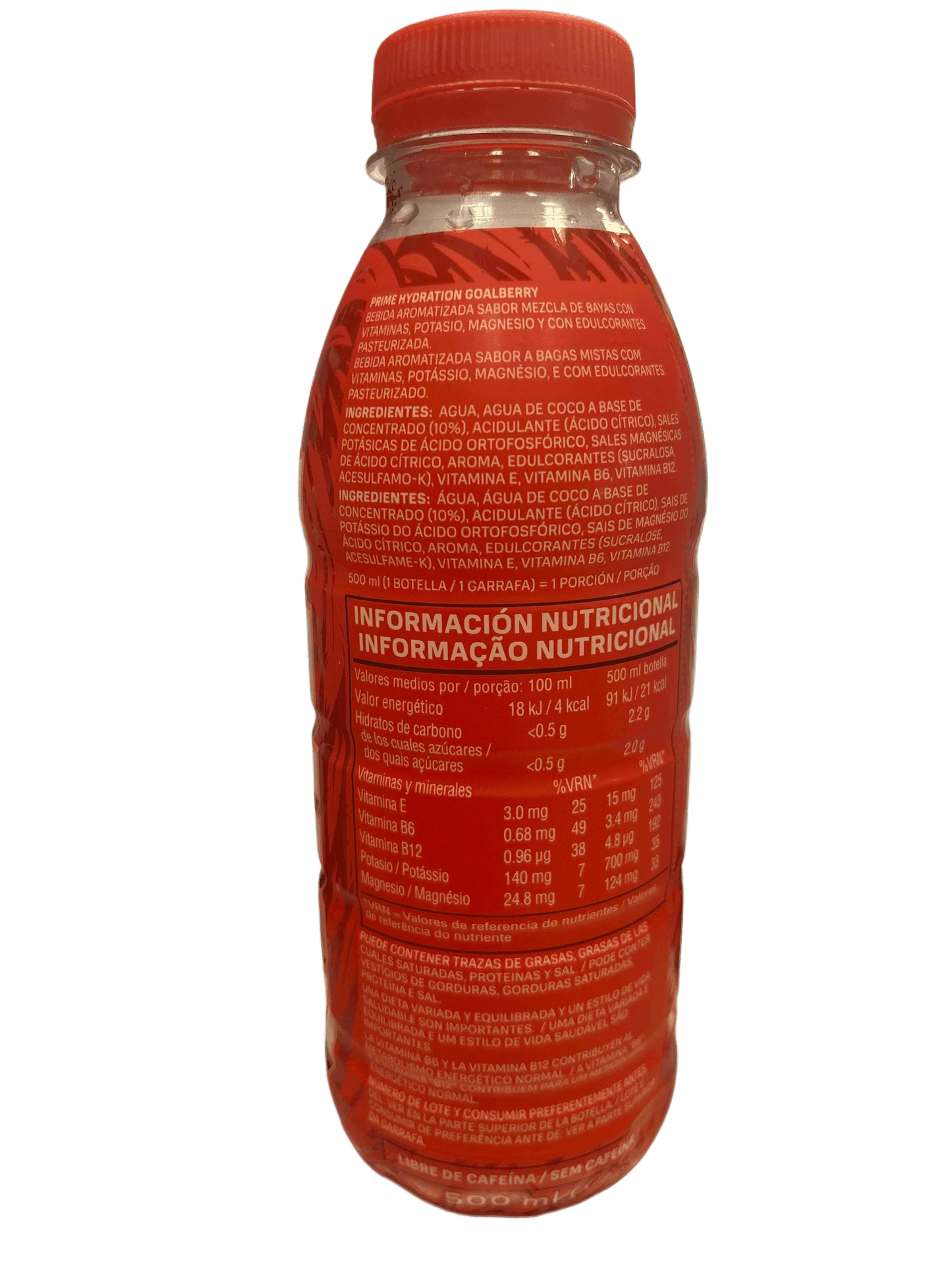 Prime Hydration S.L. Benfica Drink 500ML - Limited Edition - Portugal Edition