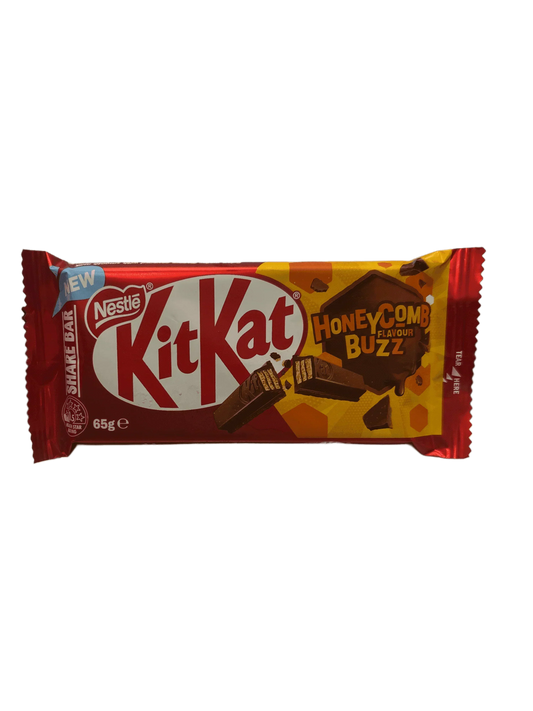 Kit Kat Honey Comb Buzz Chocolate Bar 65G - Share Bar - Austrialian Edition