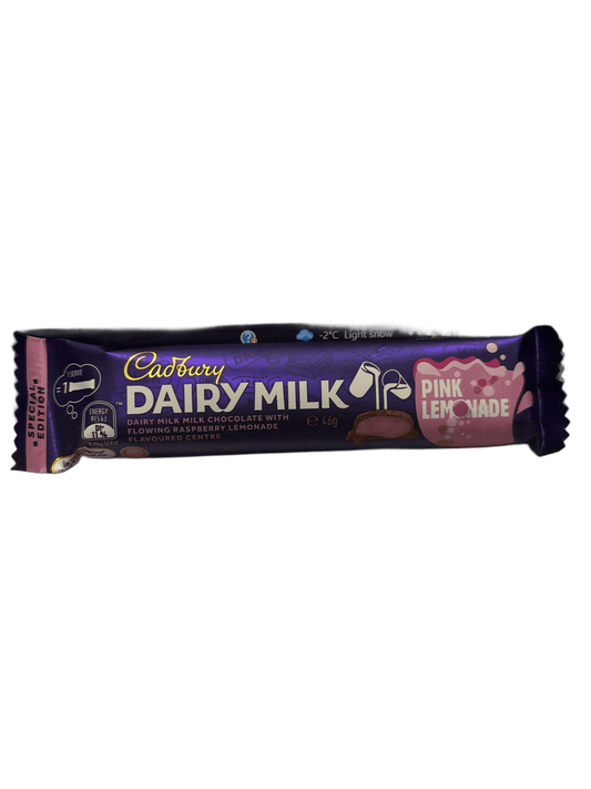 Cadbury Dairy Milk Pink Lemonade Chocolate Bar - 46G