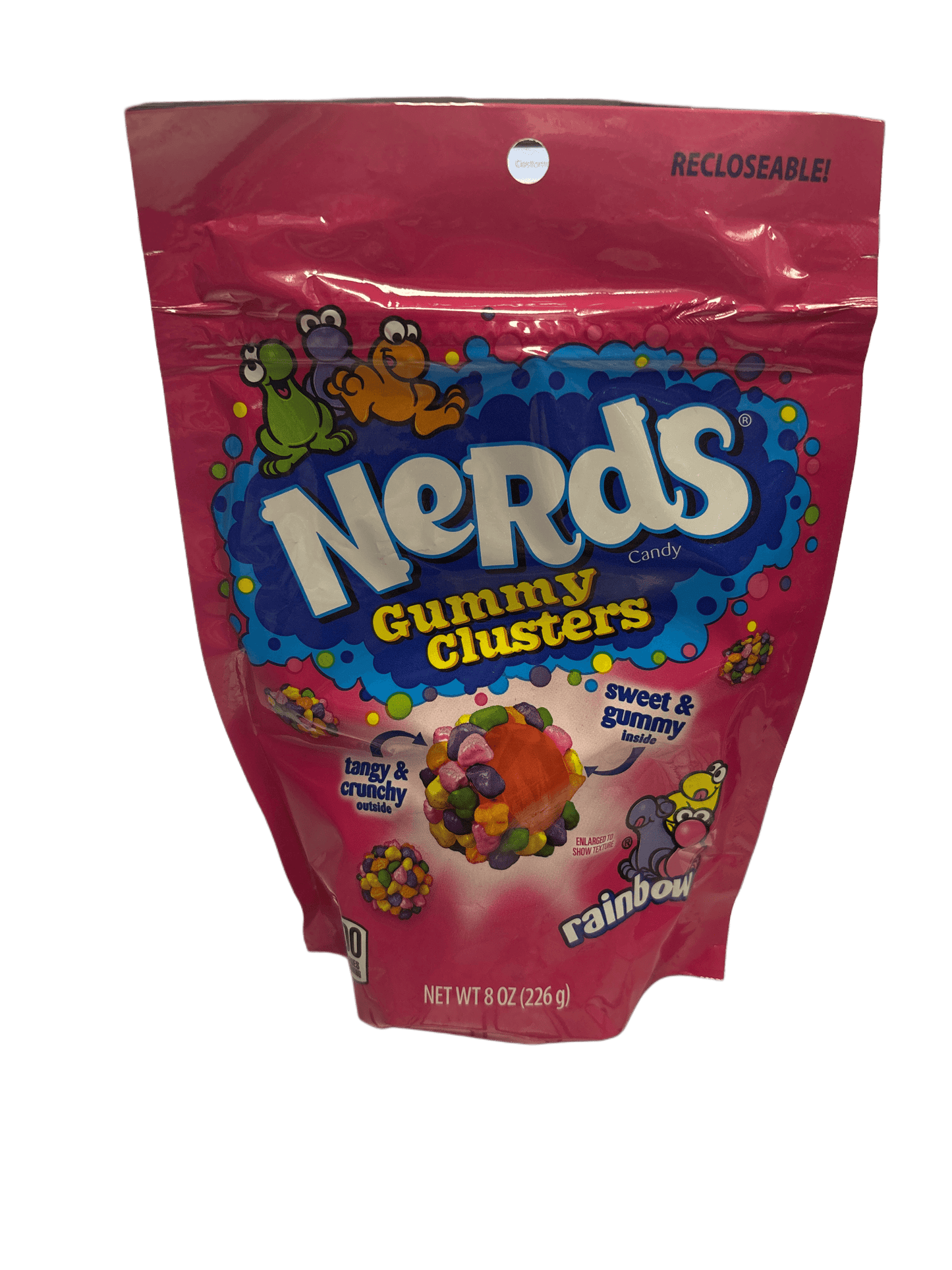 Nerds Gummy Clusters Rainbow Candy Bag 8OZ