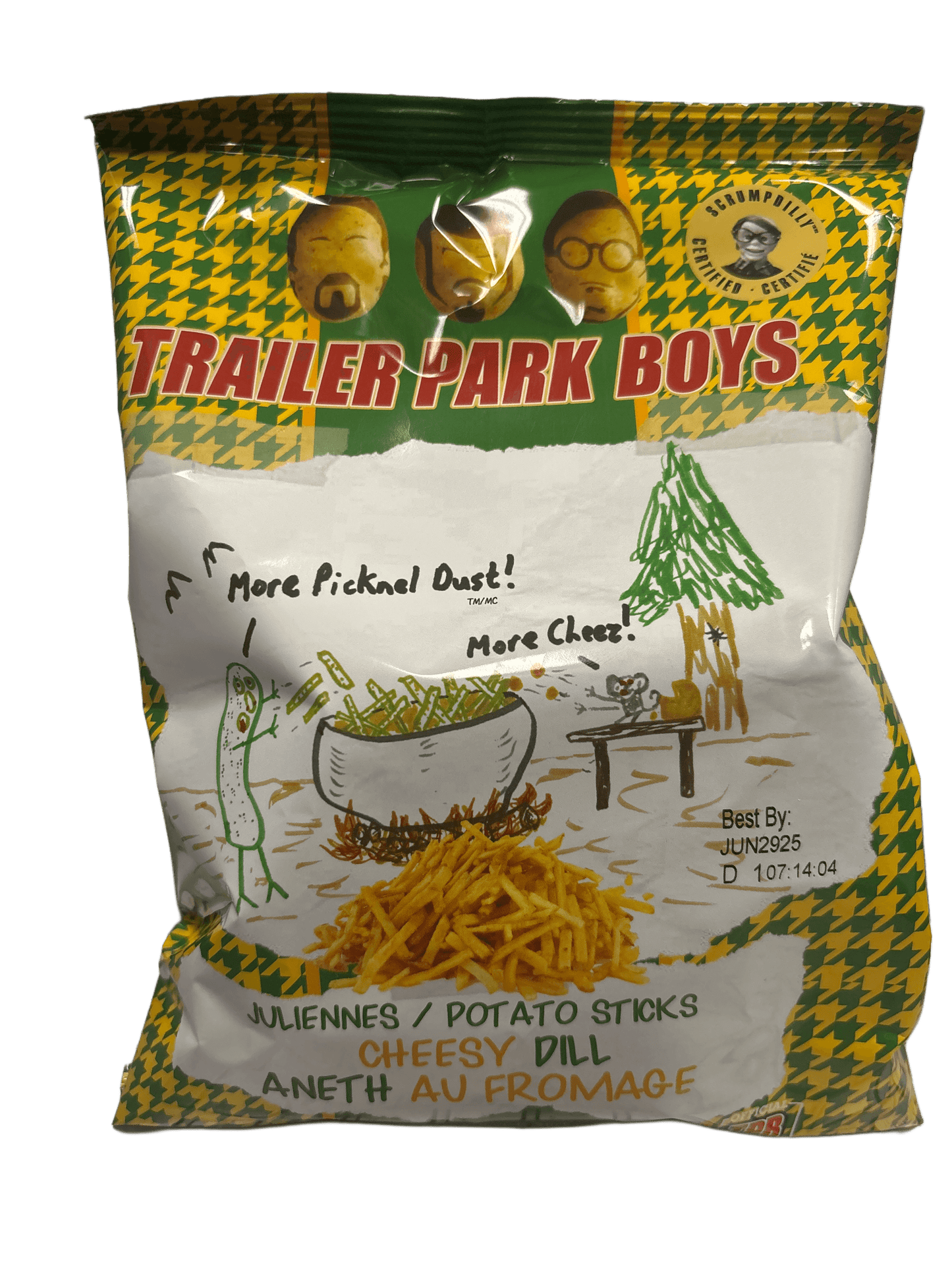 Trailer Park Boys Cheesy Dill Potato Sticks 3.5OZ