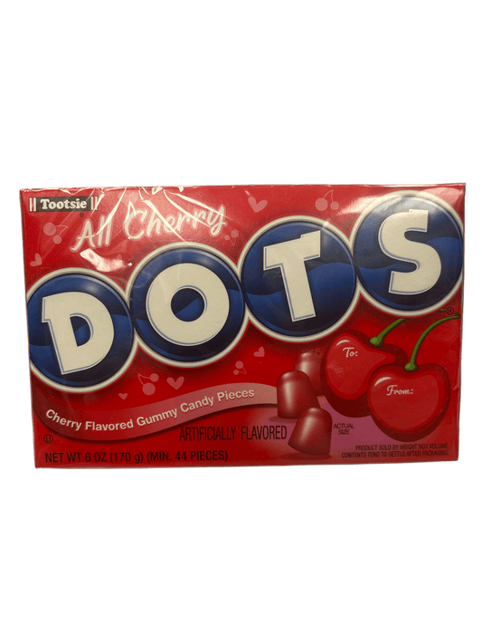 DOTS Valentines All Cherry Gummy Candy 6OZ