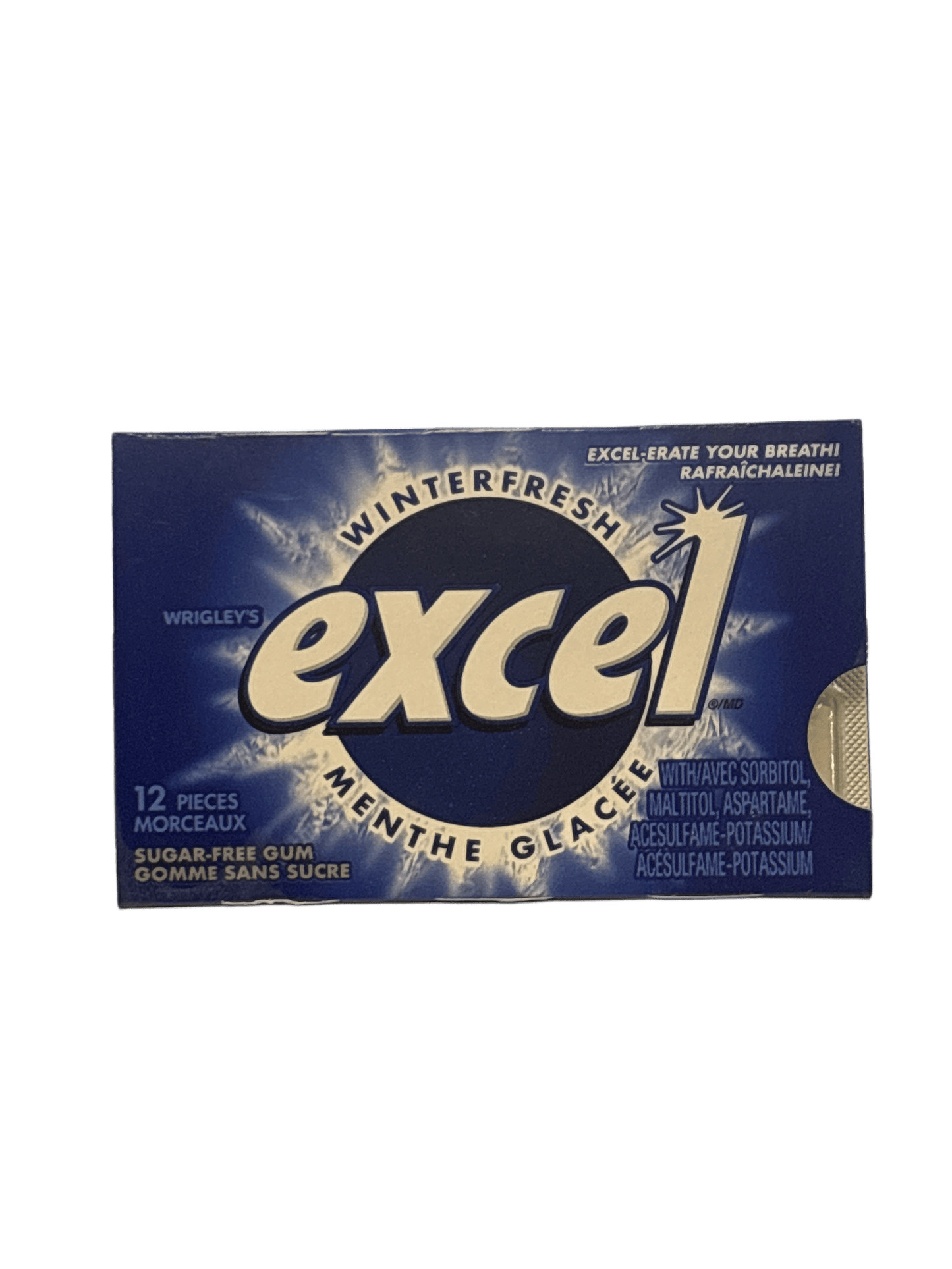 Excel Winter Fresh Gum 12 Pieces - Canadian Edition