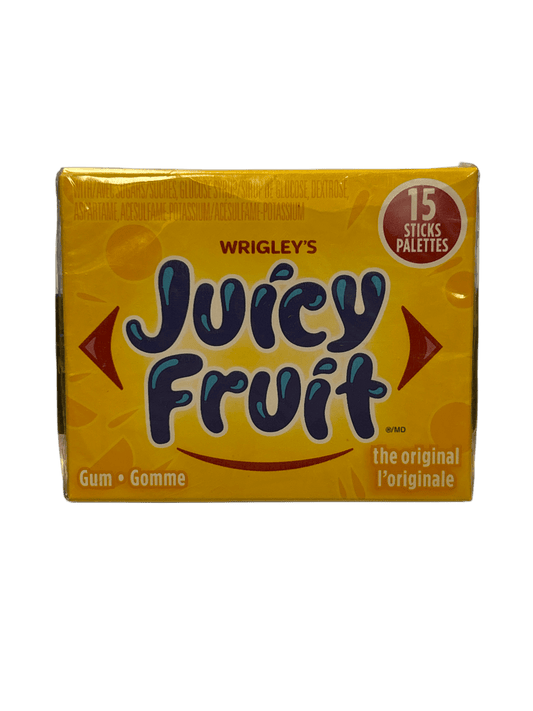 Wrigley's Juicy Fruit The Original 15 Sticks Canadian Edition