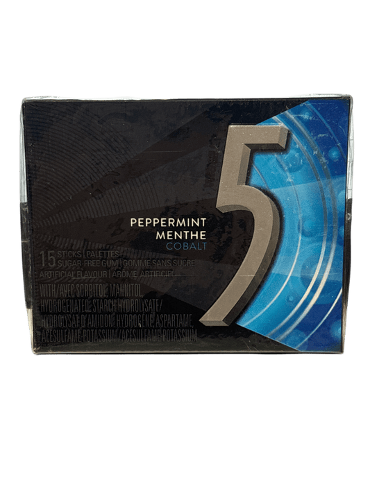 5 Gum Peppermint 15 Sticks - Canadian Edition