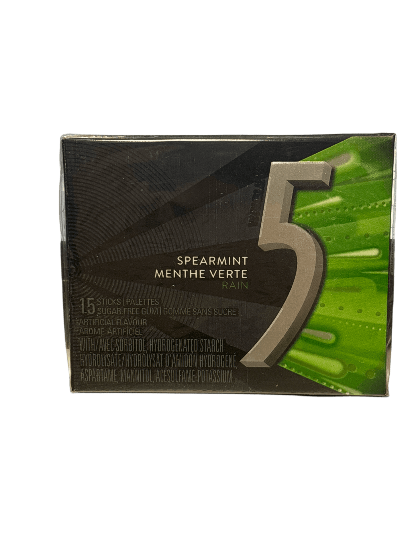 5 Gum Spearmint 15 Sticks - Canadian Edition