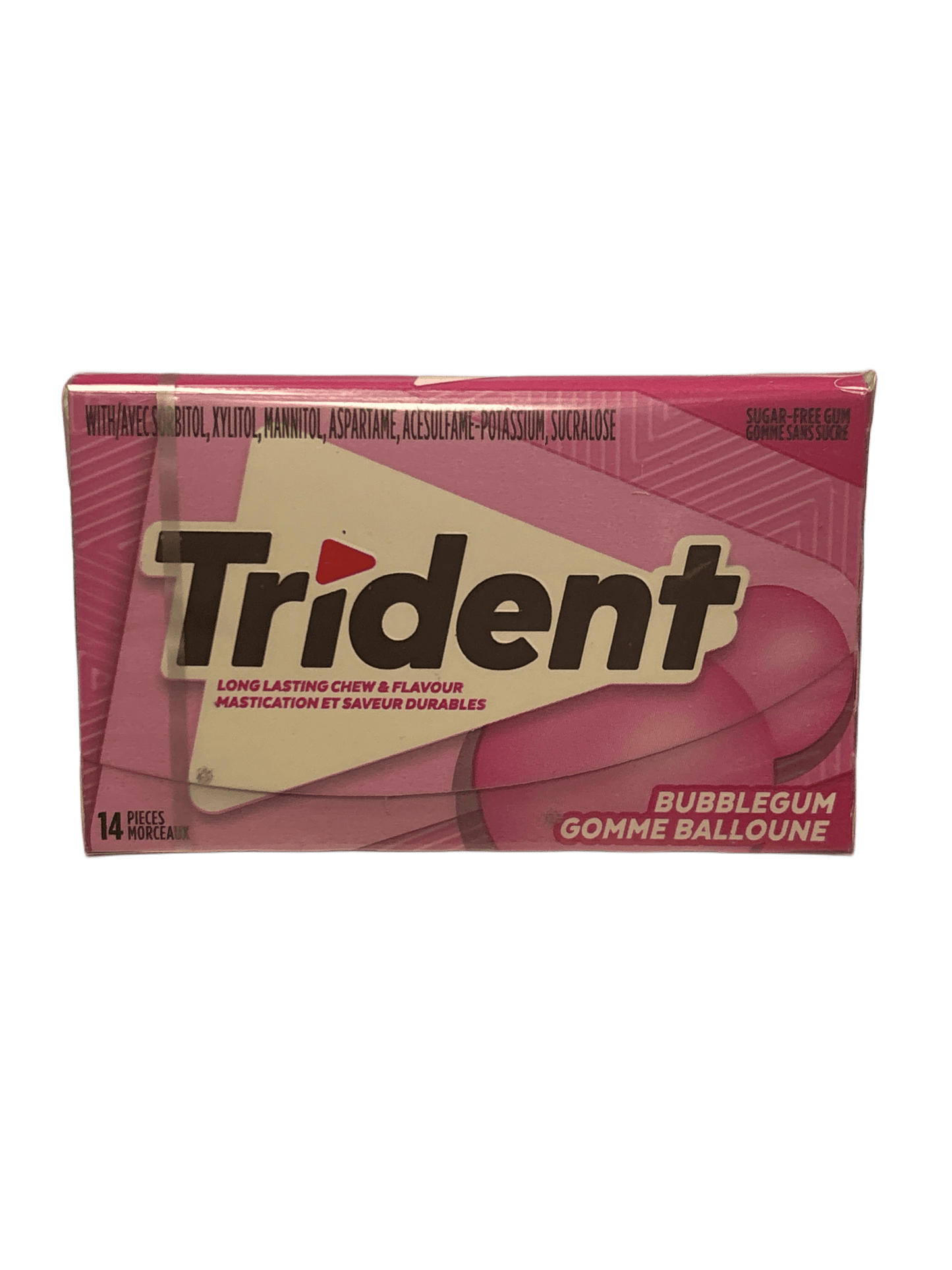 Trident Bubble Gum 14 Pieces - Canadian Edition