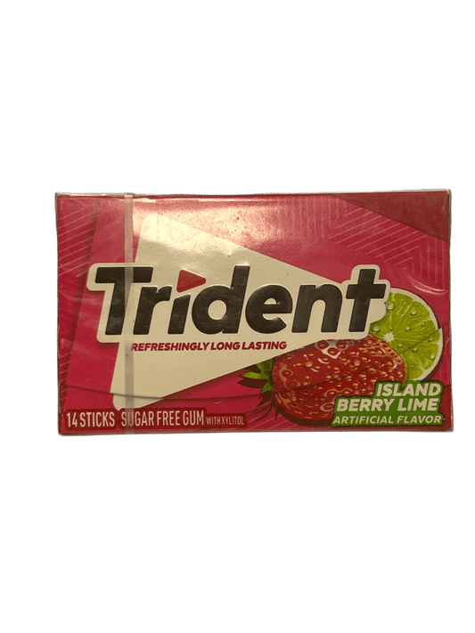 Trident Island Berry Lime 14 Sticks - Canadian Edition