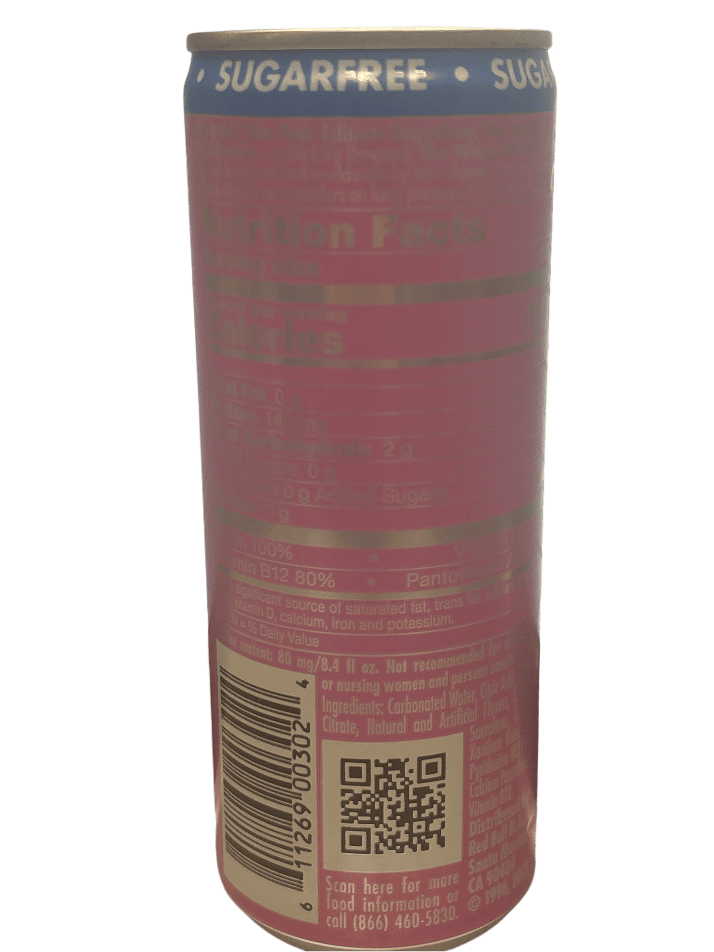 Red Bull Wild Berries Sugar Free Energy Drink 250ML - U.S Edition