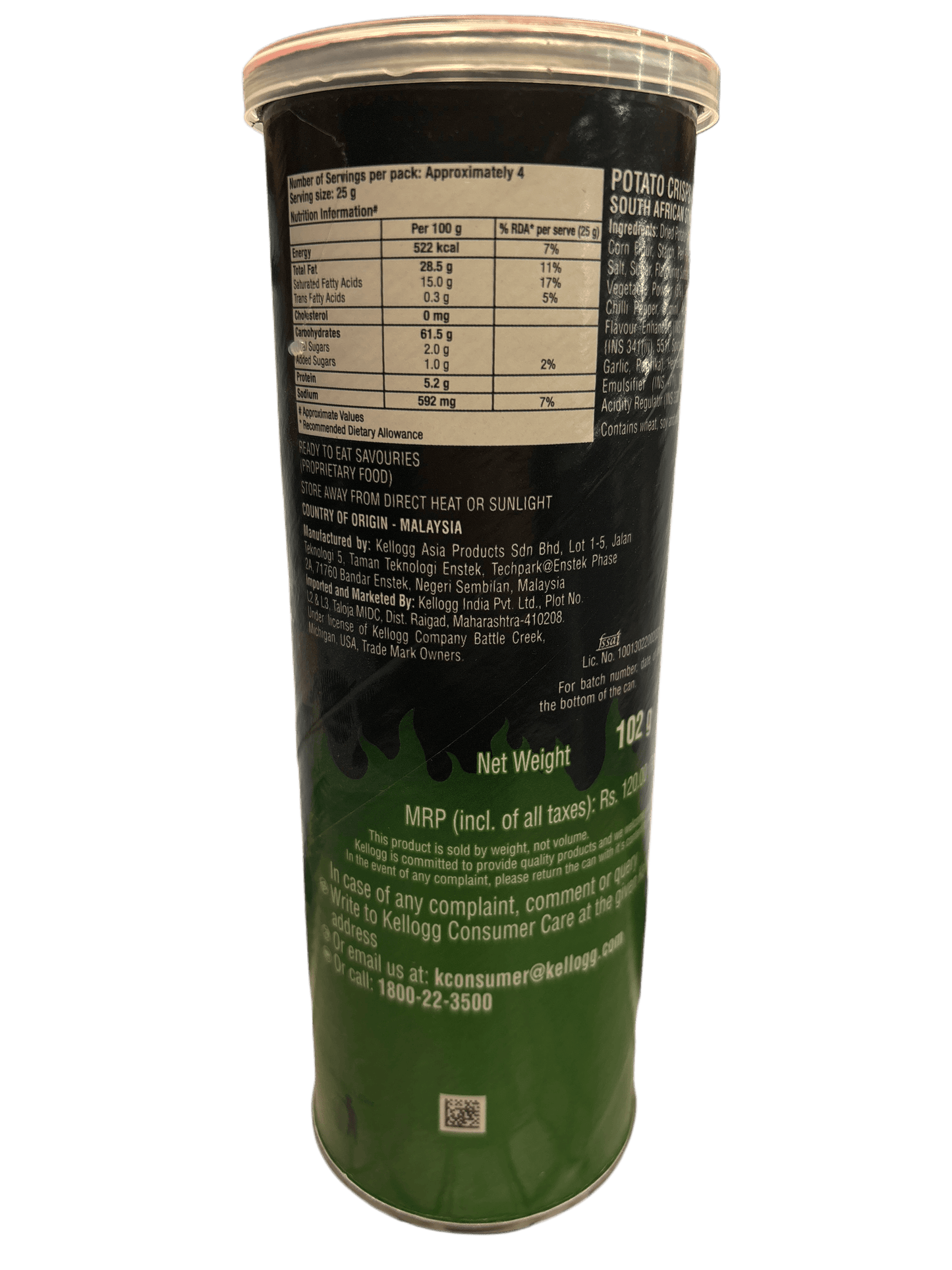 Pringles South African Style Peri Peri 102G