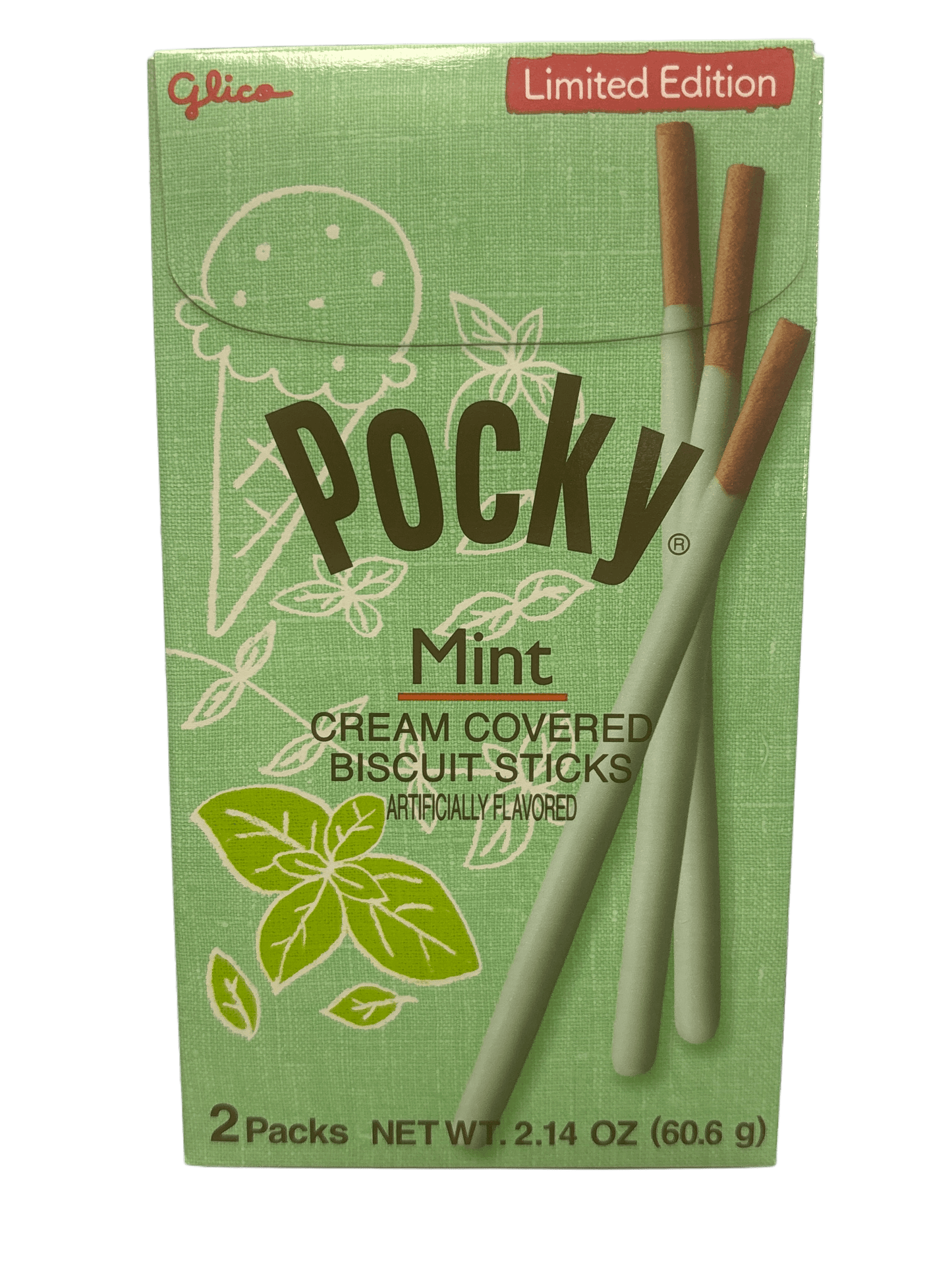 Pocky Mint Cream Covered Biscuit Sticks 2.14OZ
