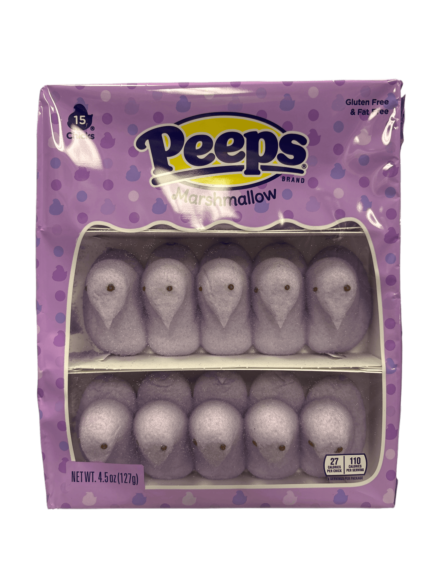 Peeps Marshmallow Lavender Easter Pack 15 Chicks