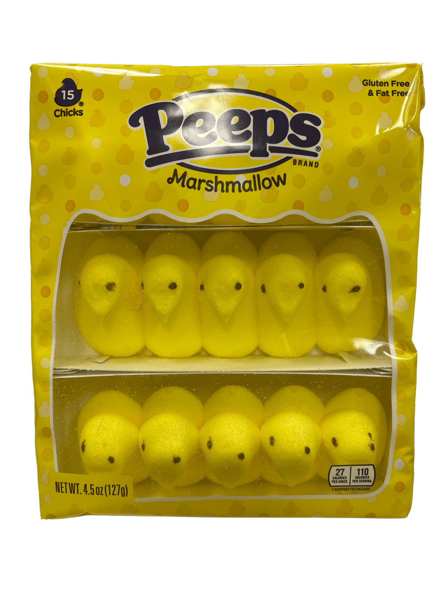 Peeps Marshmallow Original Easter Pack 15 Chicks 4.5OZ