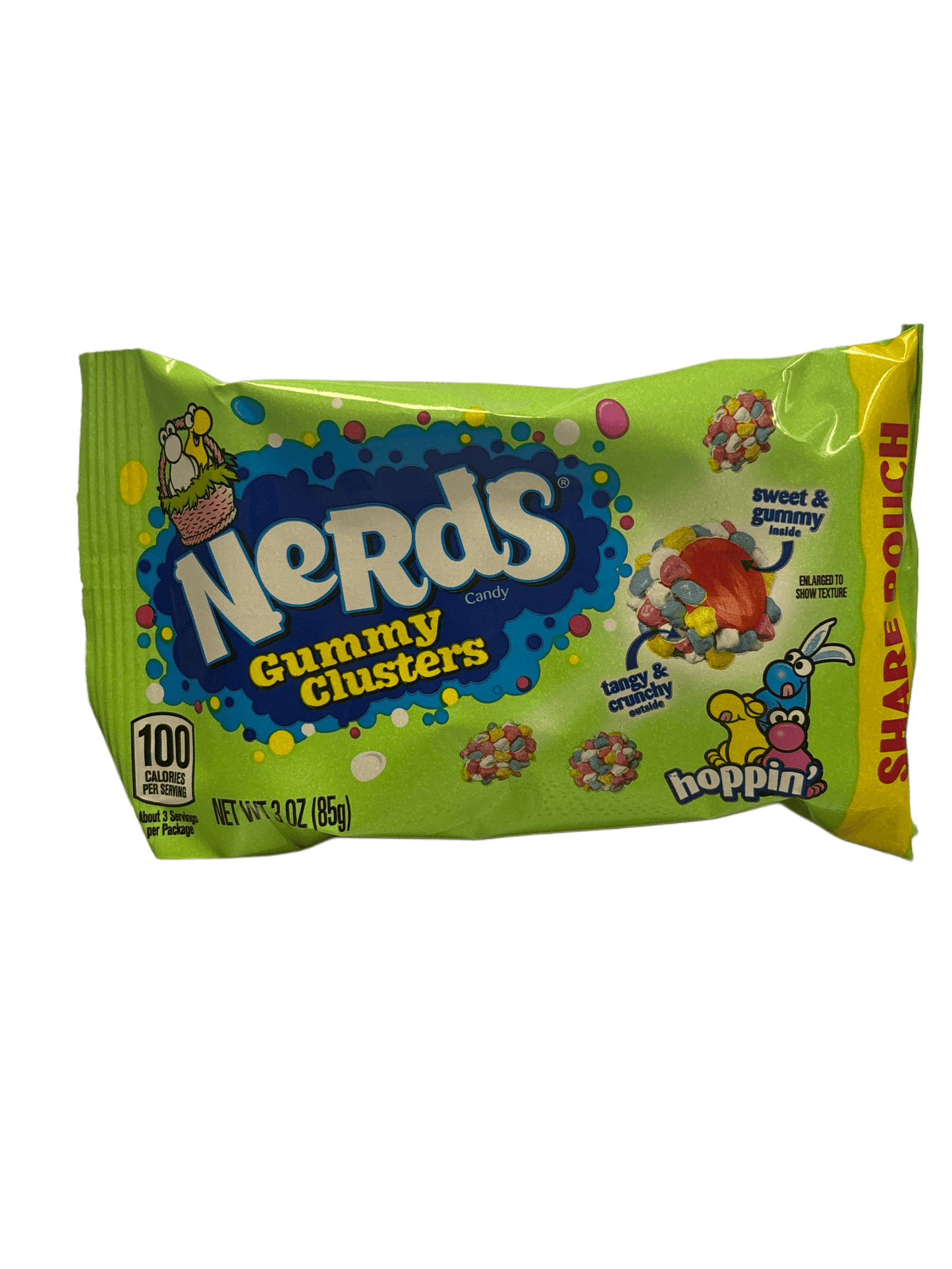 Nerds Gummy Clusters Easter Hoppin' Share Pouch 85G