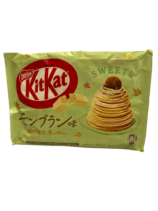 Kit Kat Mont Blanc Chocolate Wafer Bar Pack 10 - Japanese Edition