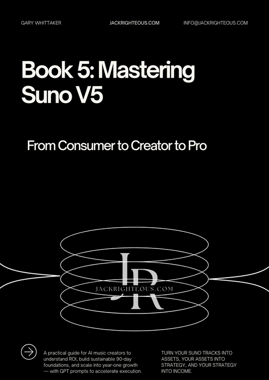 Mastering Suno V5 (Book 5): From Consumer to Creator to Pro