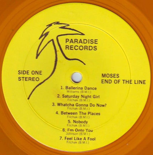 Moses – End Of The Line -1978 Original Yellow Vinyl!