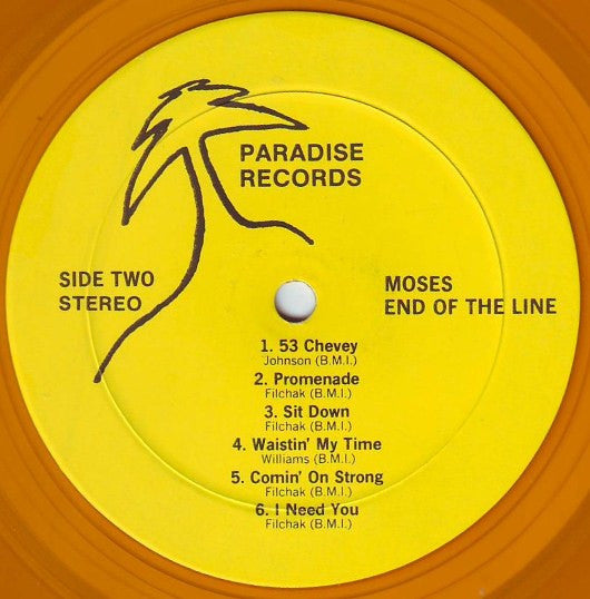 Moses – End Of The Line -1978 Original Yellow Vinyl!