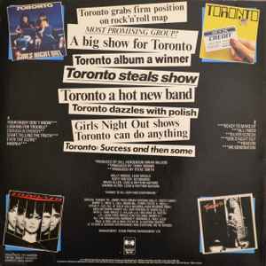 Toronto  – Greatest Hits - 1984 Original