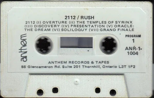 Rush – 2112 - Cassette