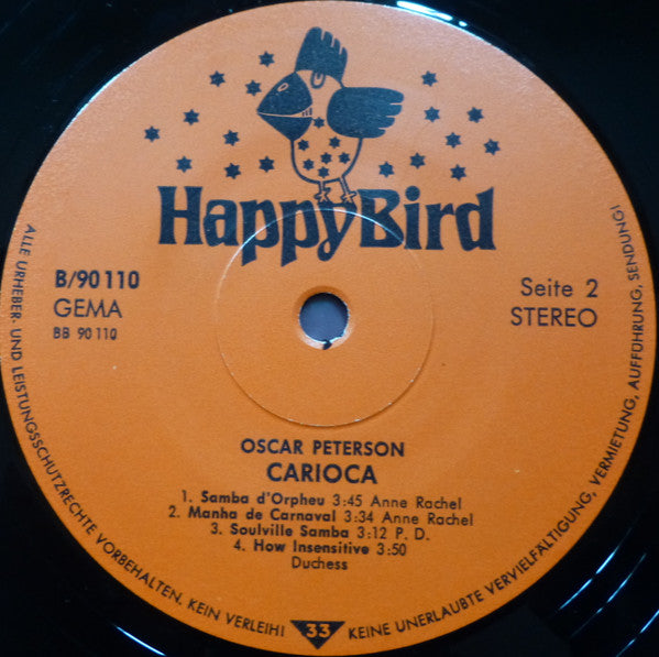 Oscar Peterson – Carioca - Early German Pressing