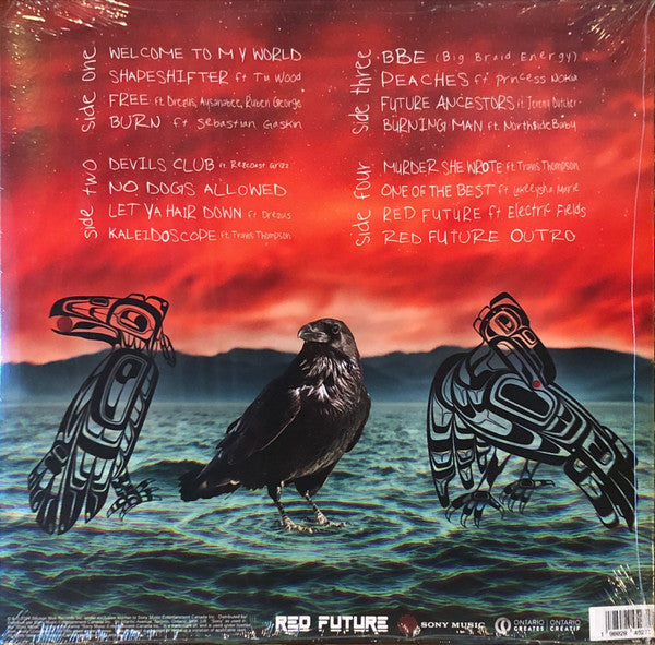 Snotty Nose Rez Kids – Red Future - Turquoise Vinyl, Limited Edition, Sealed!