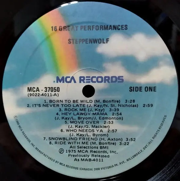 Steppenwolf – Sixteen Great Performances - 1980