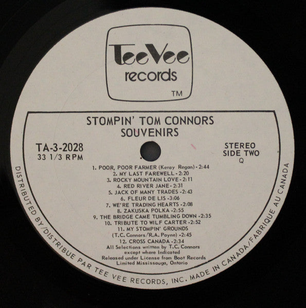 Stompin' Tom Connors – Souvenirs (Greatest Hits) in Shrinkwrap!