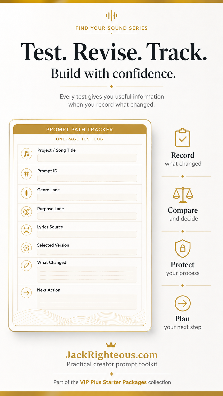 Promotional graphic for JackRighteous.com with a prompt path tracker and branding elements.