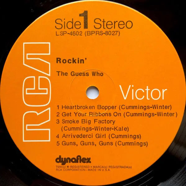 The Guess Who – Rockin' - 1972 US Original