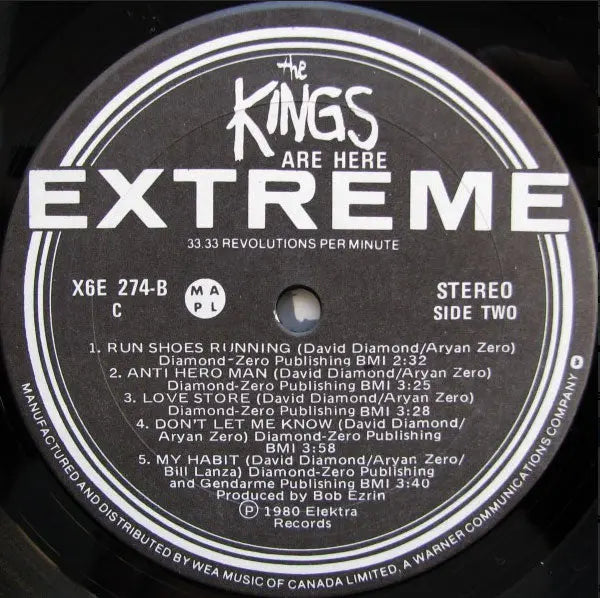 The Kings ‎– Are Here - 1980 Original!