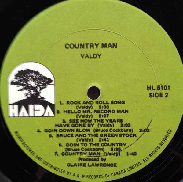 Valdy – Country Man - 1972