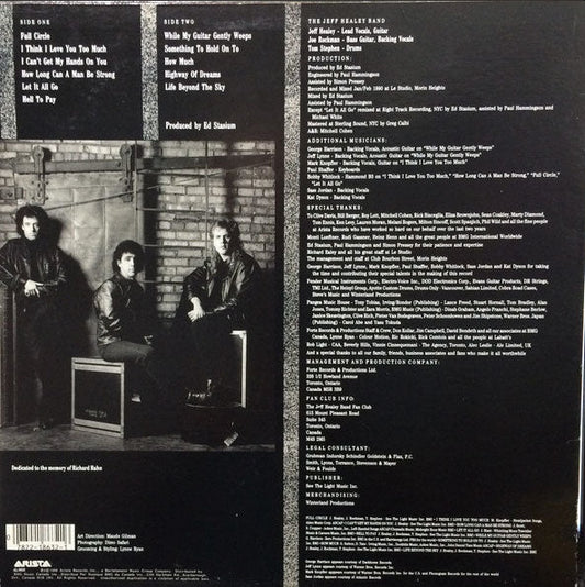 The Jeff Healey Band – Hell To Pay - 1990 Original