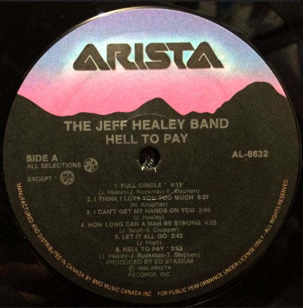 The Jeff Healey Band – Hell To Pay - 1990 Original