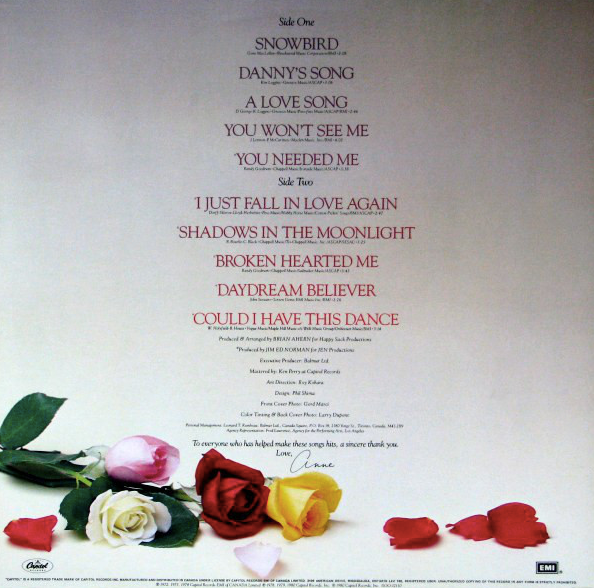 Anne Murray – Anne Murray's Greatest Hits - 1980 Original in Shrinkwrap