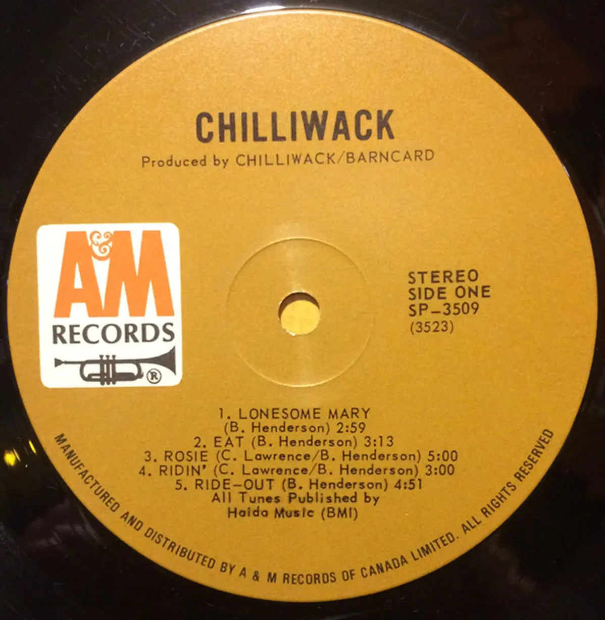 Chilliwack ‎– Chilliwack - 1971