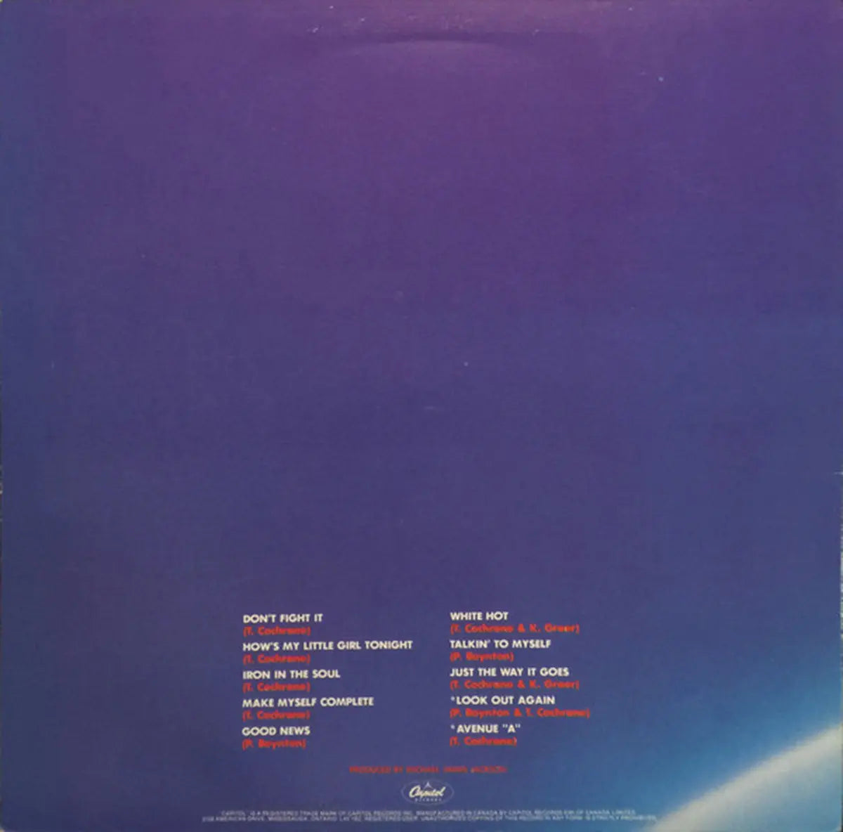 Red Rider ‎– Don't Fight It - 1979 Original!