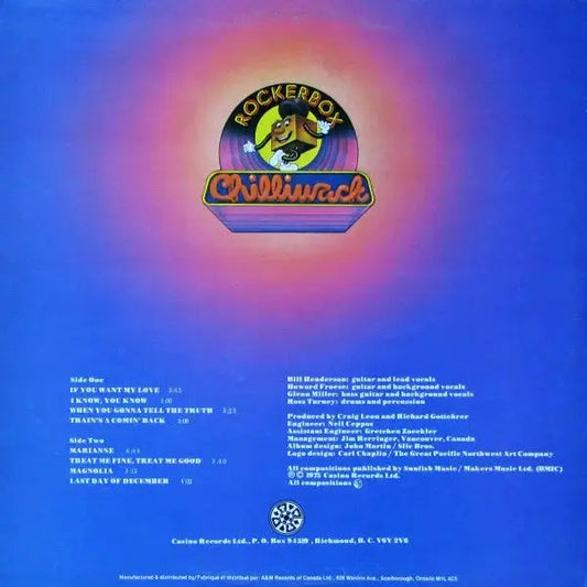 Chilliwack – Rockerbox -  1975 Original!