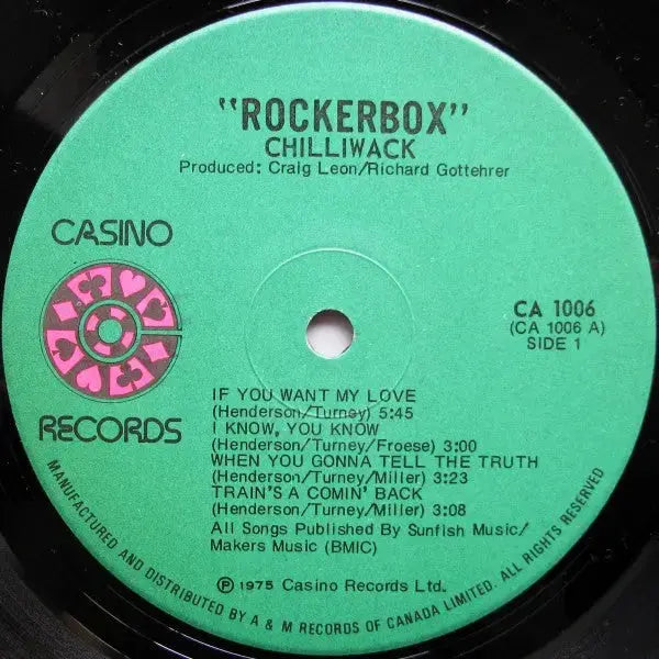 Chilliwack – Rockerbox -  1975 Original!