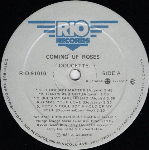 Doucette – Coming Up Roses - 1981 Original