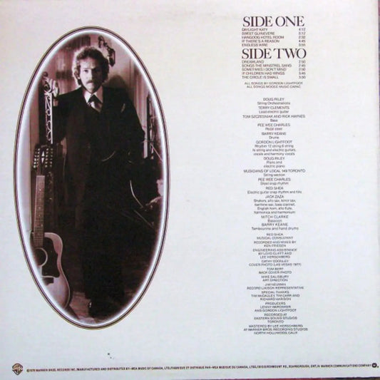 Gordon Lightfoot – Endless Wire - 1978 Orignal