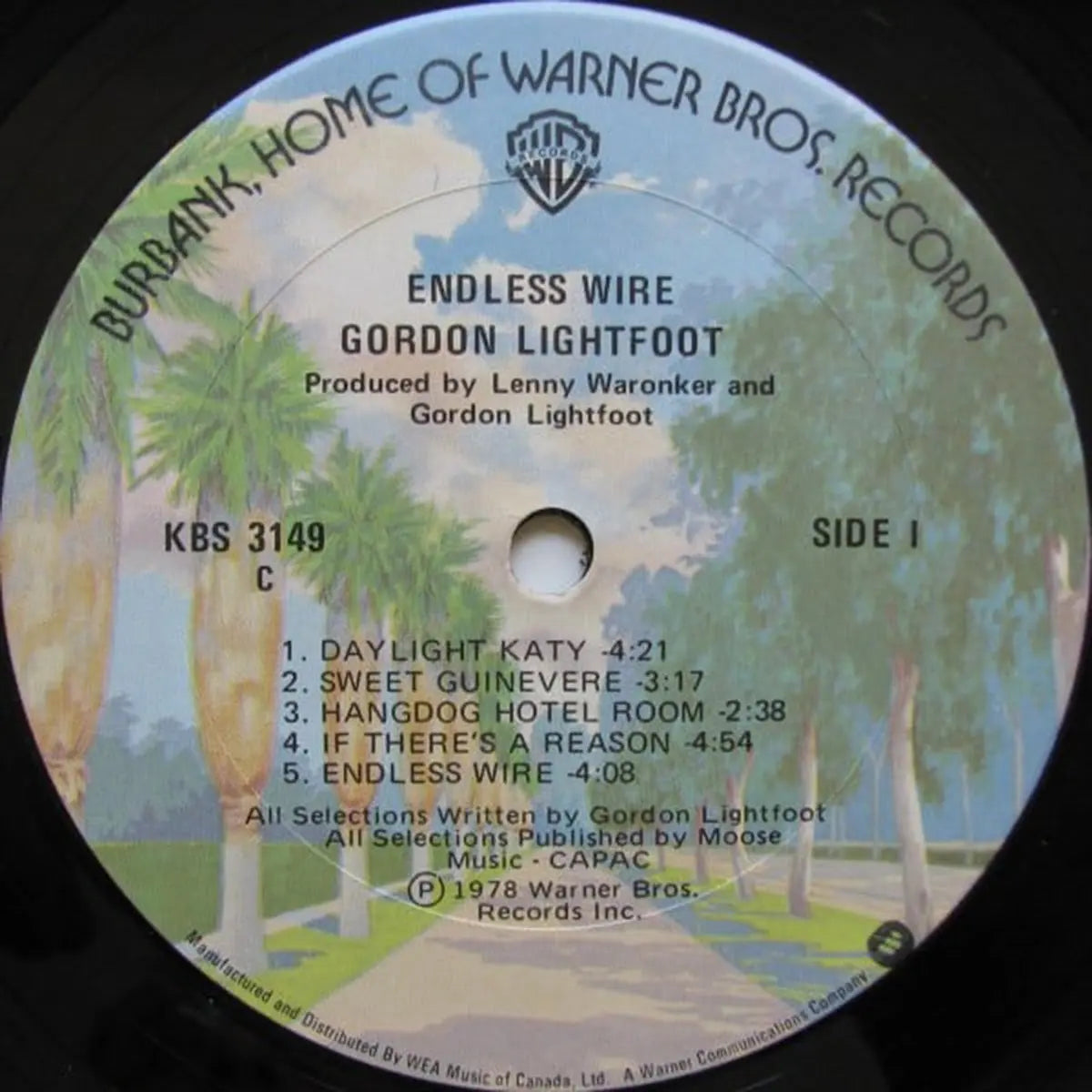 Gordon Lightfoot – Endless Wire - 1978 Orignal