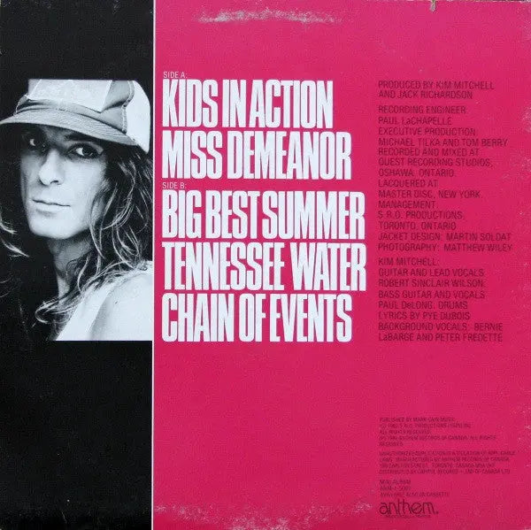 Kim Mitchell – Kim Mitchell - 1982 Original