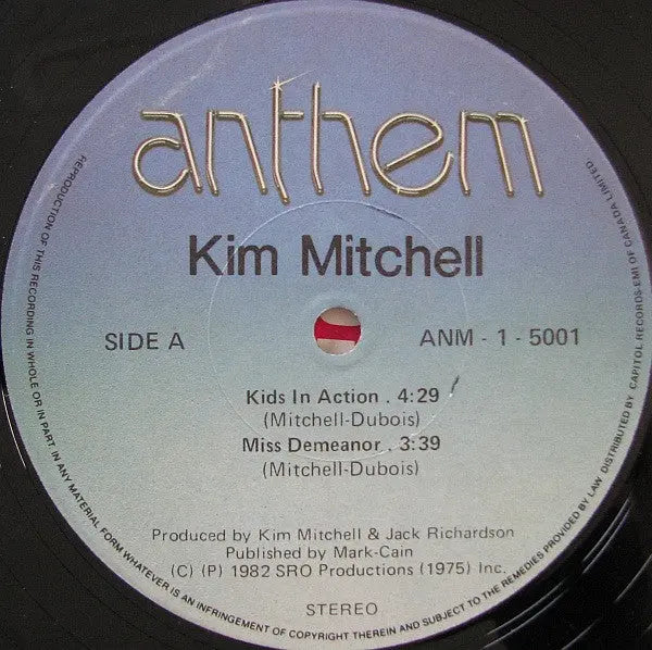 Kim Mitchell – Kim Mitchell - 1982 Original
